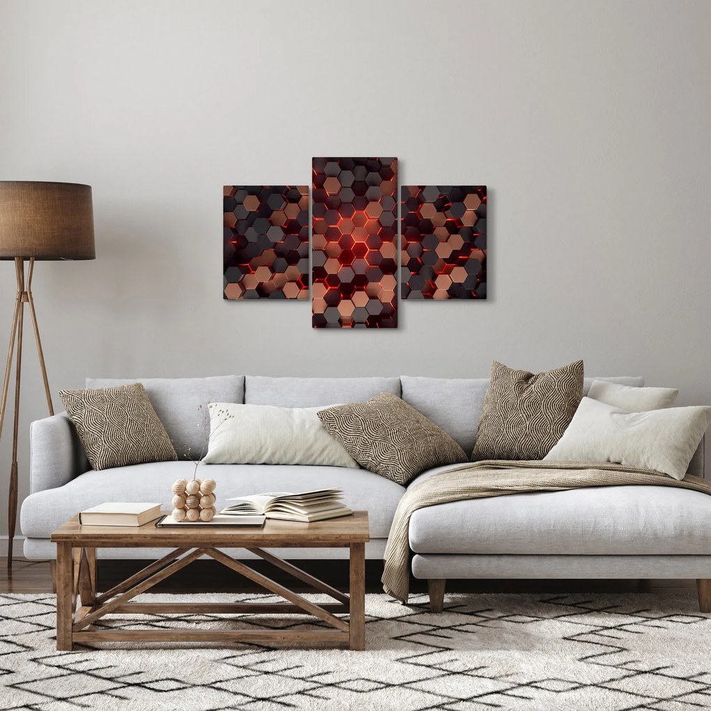 Obraz - Futuristická abstrakcia (90x60 cm)