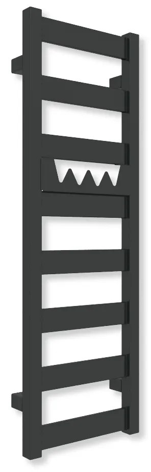 Terma24 Vivo 910x300 vodný/elektrický radiátor RAL 9005 MATT pololesk SX