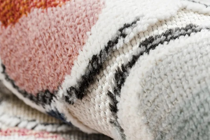 Dywany Łuszczów, Kusový koberec Botanic 65239 flowers ecru – na von aj na doma, 137x190, viacfarebná, chodba / predsieň