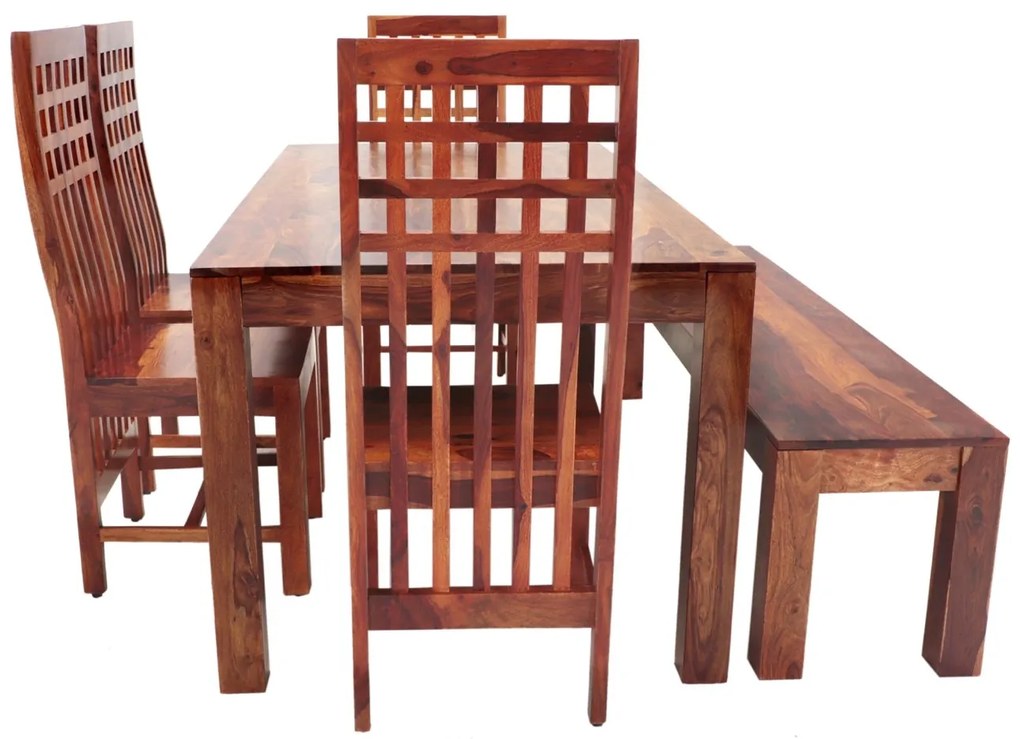 furniture-nabytek.cz - Jedálenský set pre 6 osôb z masívneho palisandrového dreva