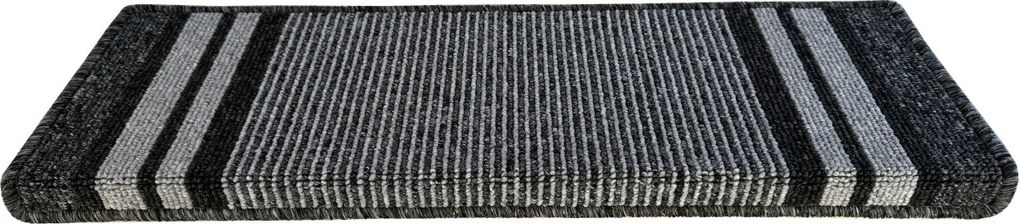 Vopi Nášľapy na schody Gandia šedý obdĺžnik, samolepiaci - 24x65 obdĺžnik (rozmer vrátane ohybu)