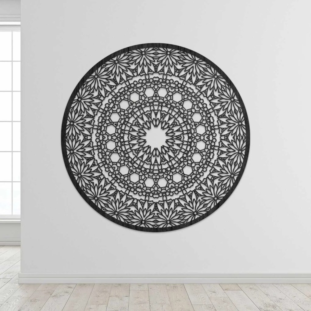 SENTOP | Luxusná drevená mandala na stenu | dekorácia pre moderný interiér | SENTOP PR0342