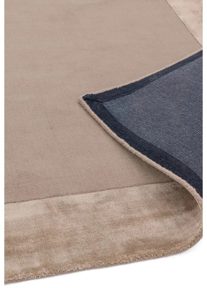 Svetlohnedý ručne tkaný koberec s prímesou vlny 80x150 cm Ascot – Asiatic Carpets