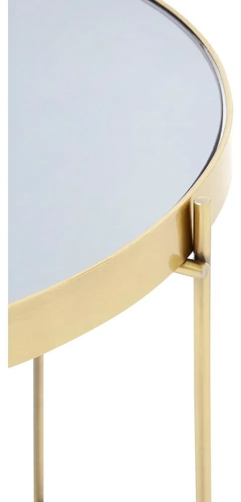 Sklenený okrúhly odkladací stolík ø 43 cm Allure – Premier Housewares