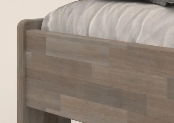Posteľ Lina 180x200 cm, šedý buk