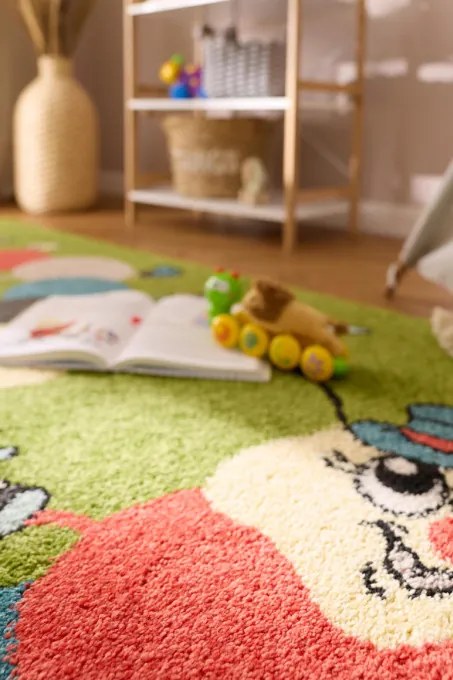 Detský koberec Funky Top Ivo zelený