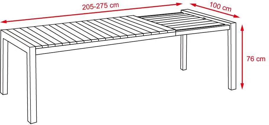Set záhradného nábytku VIKING XXL +10x PARIS