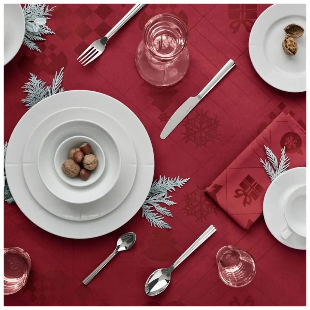 Damaškový obrus s vianočným motívom 150x220 cm Natale – Rosendahl