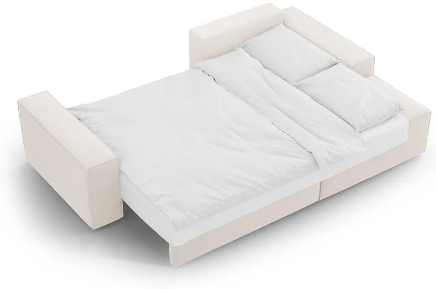 Béžová rozkladacia rohová pohovka (pravý roh) Jodie – Micadoni Home