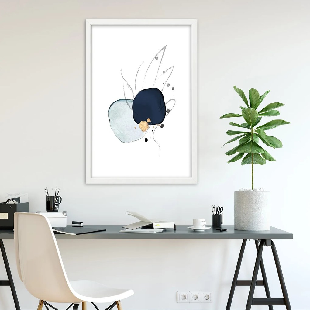 Gario Plagát Abstraktné postavy a línie Farba rámu: Bez rámu, Rozmery: 40 x 60 cm