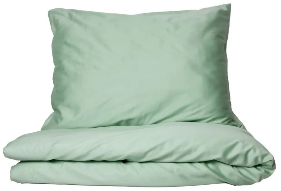 Polášek Obliečky z bavlneného saténu - Light green | 140 x 220 cm / 70 x 90 cm