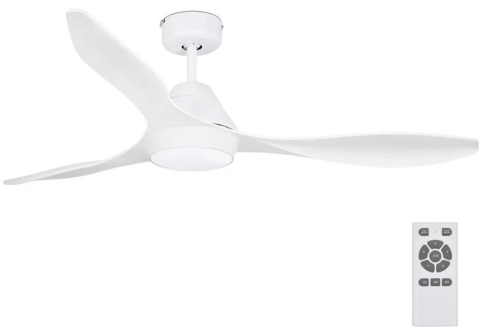 FARO 33346 - LED Stropný ventilátor POLARIS LED/18W/230V biela pr. 132 cm + DO