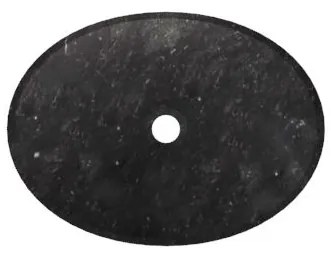 Indera Turpis Black 57073 Umývadlo z prírodného kameňa