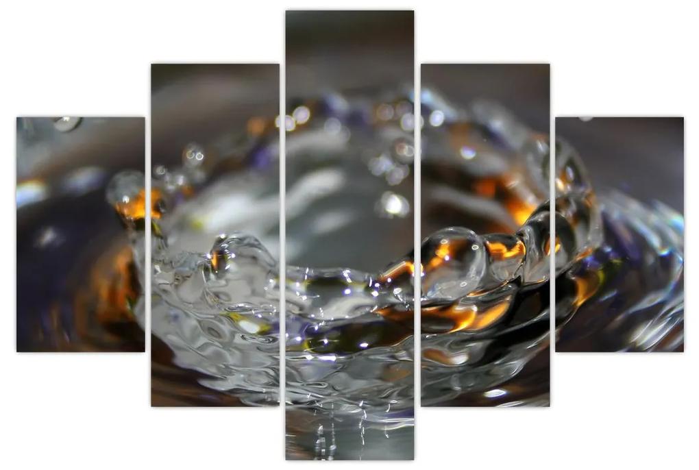 Obraz náramku z kvapiek vody (150x105 cm)
