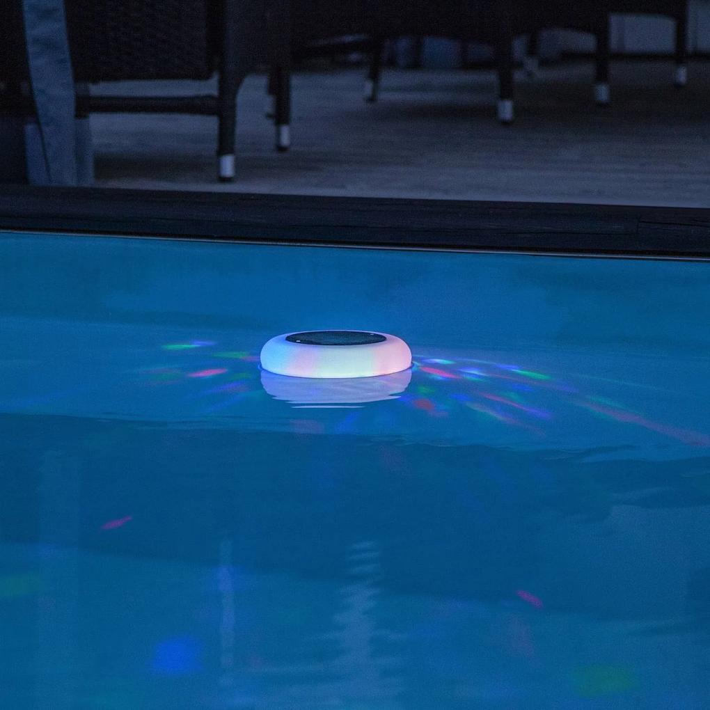 LED solárna bazénová lampa Pool Light, teplá biela