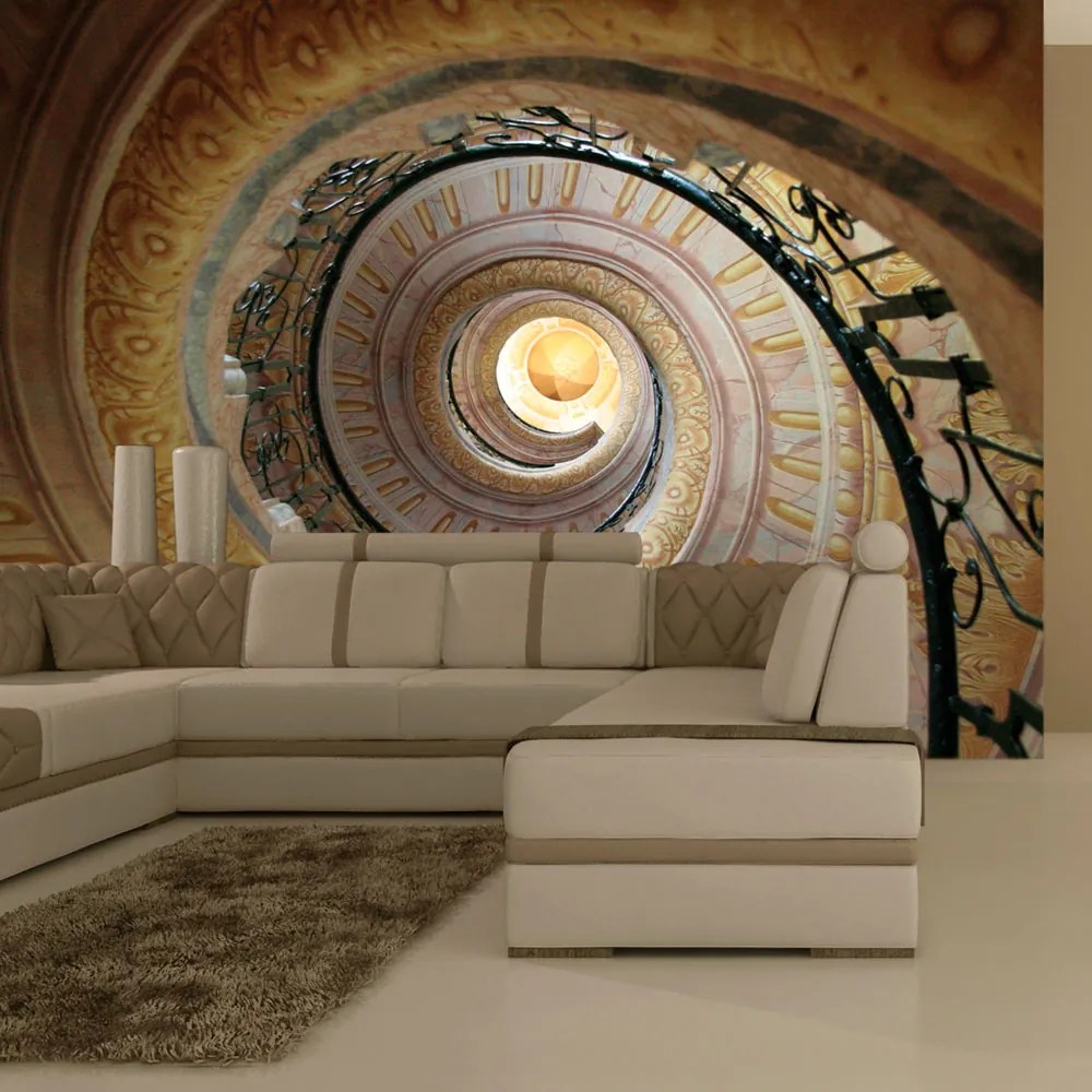 Fototapeta - Dekoratívne točité schody 200x154 + zadarmo lepidlo