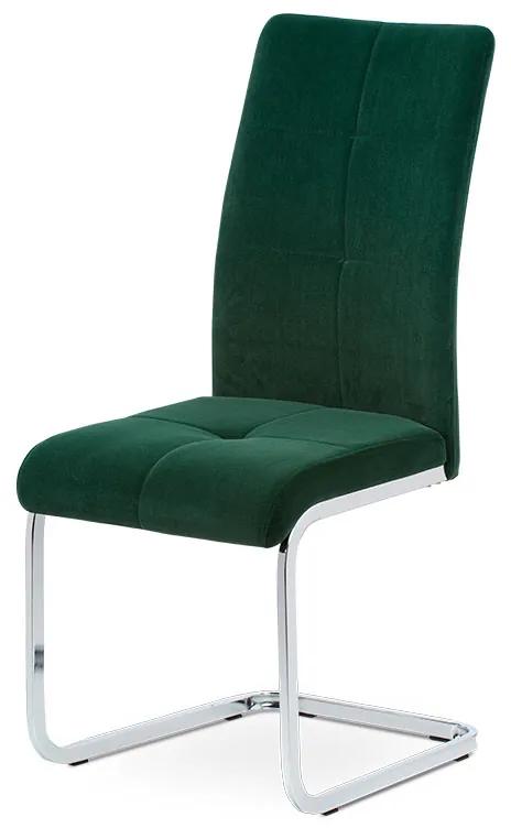 Jedálenská stolička v modernom štýle zelená