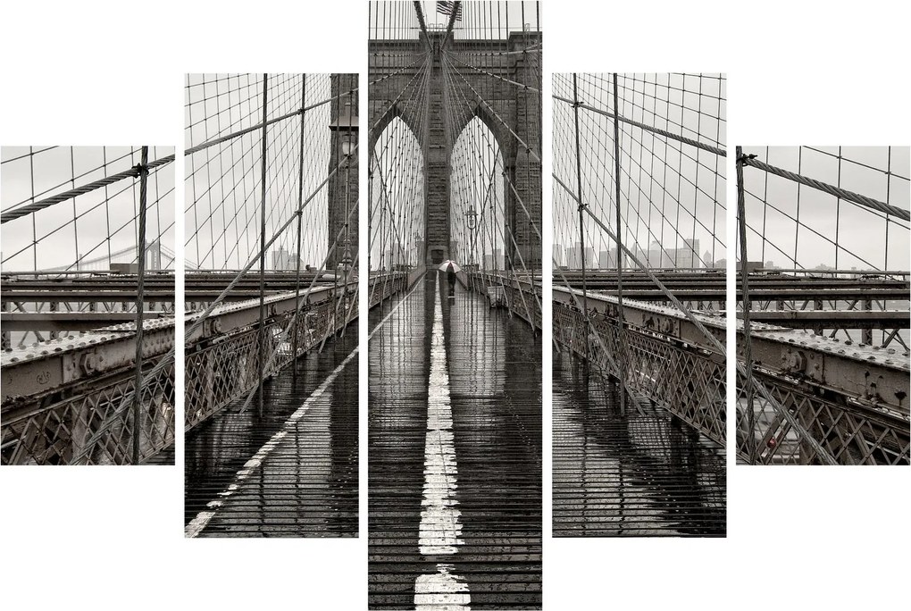 Obraz - Brooklynský most (150x105 cm)