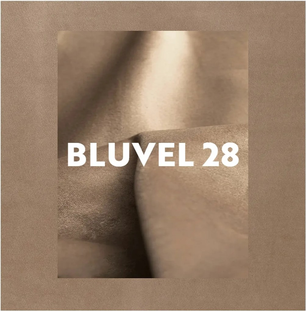Křeslo LOUIS Velvet béžové/černé