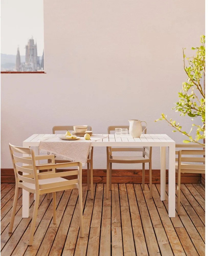 Hliníkový záhradný jedálenský stôl 77x150 cm Culip – Kave Home