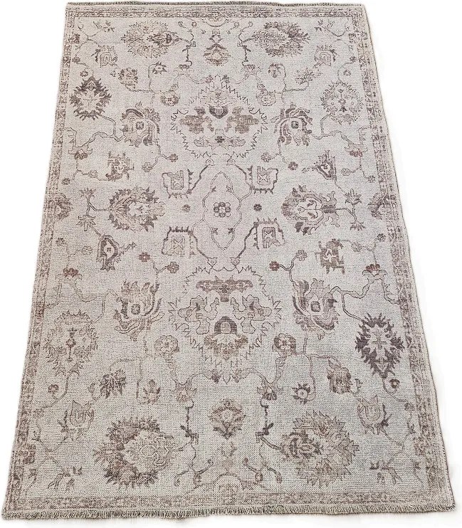 HU Sivý orientálny obdĺžnikový koberec BANCO NEW P1817 GREY Rozmer: 75x150 cm