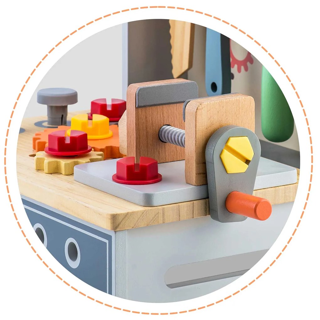 Drevená dielňa s náradím RK-877 Ricokids