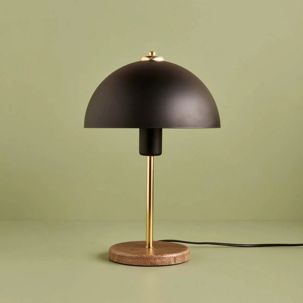 Stolní lampa Breaky černá/zlatá