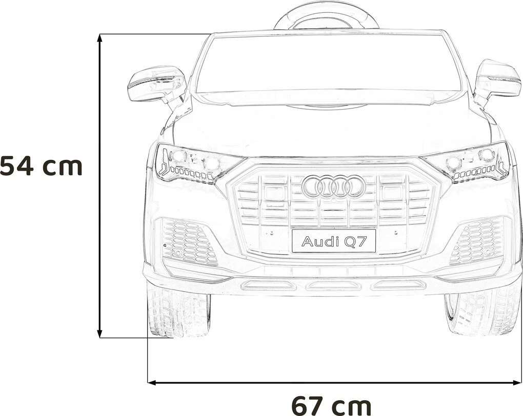 Ramiz Elektrické autíčko Audi Q7 NEW LIFT SUV modré