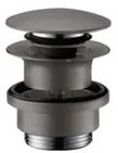 Vstup Hansgrohe brúsený čierny chróm 50100340