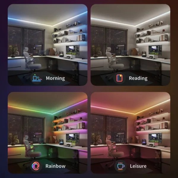 Govee - LED RGBICW Stmievateľný pásik COB 3780 diód 3m Wi-Fi Matter