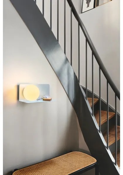 Nordlux - Nástenné svietidlo s poličkou LILIBETH 1xE14/25W/230V modrá