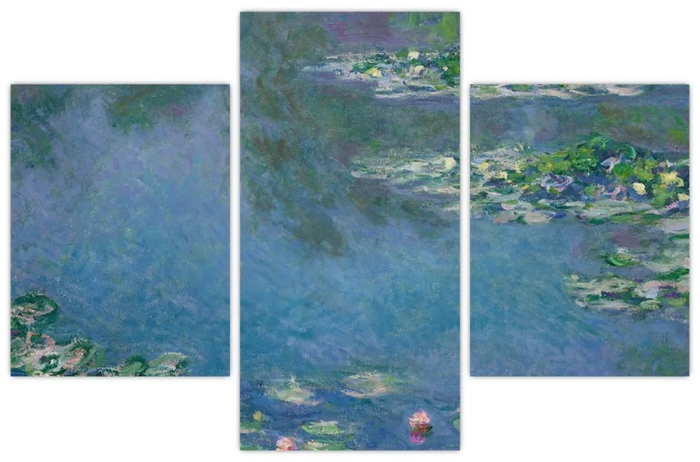 Obraz - Claude Monet, Water Lilies, reprodukcia (90x60 cm)