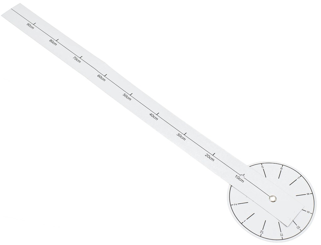 KIK KX7846 Nástěnné hodiny velké 80-120cm stříbrné 4 číslice AKCE