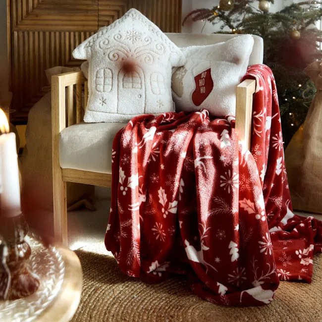 Deka RODA červená, so sobmi 866109