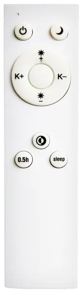 Top Light - LED Stmievateľné stropné svietidlo REVIT LED/70W/230V pr. 75 cm čierna