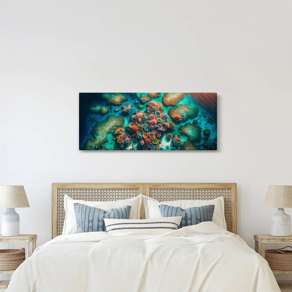 Obraz - Pohľad na more (120x50 cm)