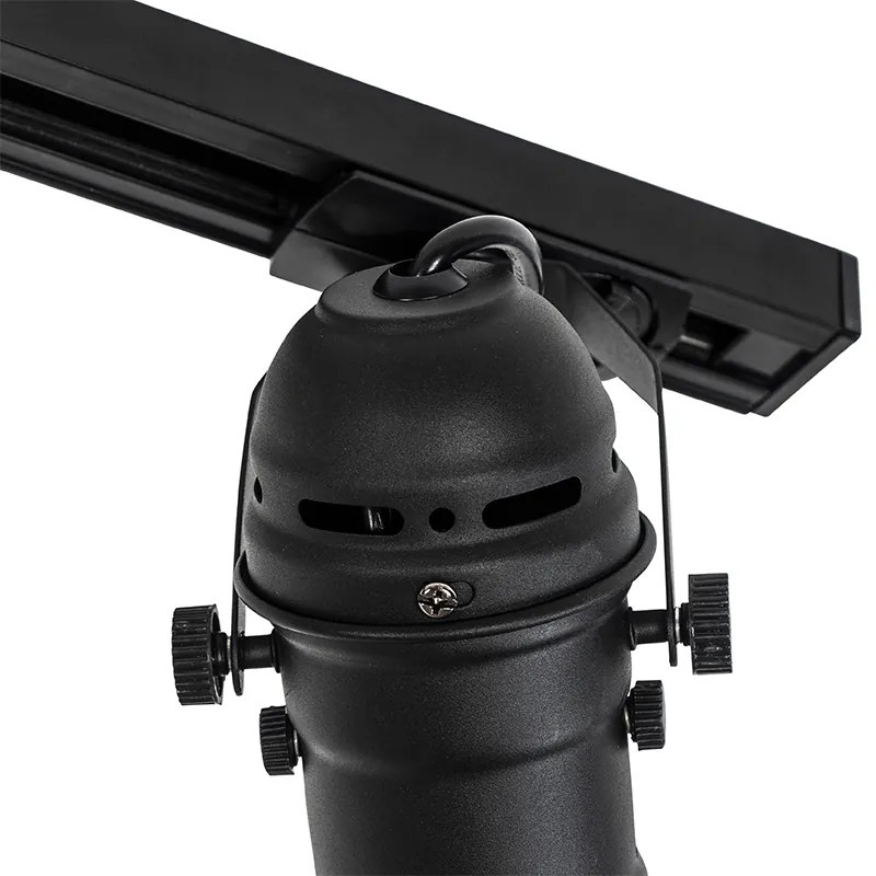 Koľajnicový systém s 3 reflektormi čierny - Movie