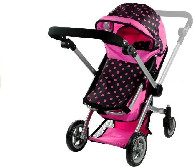 Kočík pre bábiky Alice 2 v 1 Bouncer, kočík 2 v 1