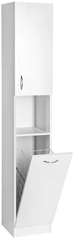 Aqualine Aqualine, SIMPLEX ECO vysoká skrinka s košom 30x180x30cm, SIME310
