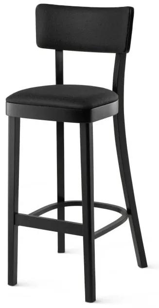 FAMEG Solid - BST-9449/1 - barová stolička Farba dreva: dub štandard, Čalúnenie: koža L2