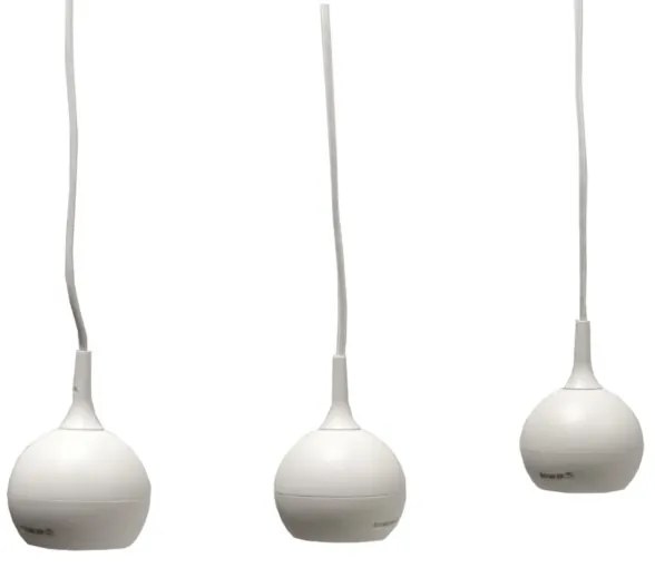 Luster na lanku COLM 3xGU10/30W/230V biela