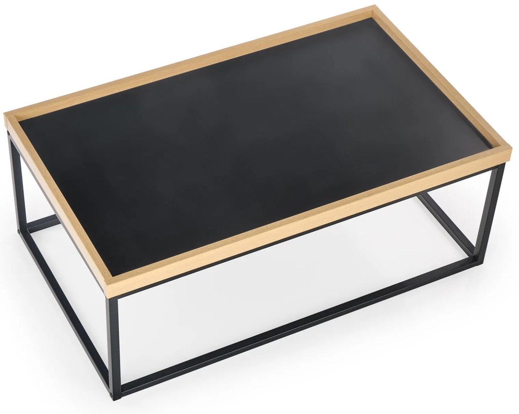 Čierny konferenčný stolík VENTUO LINEAR