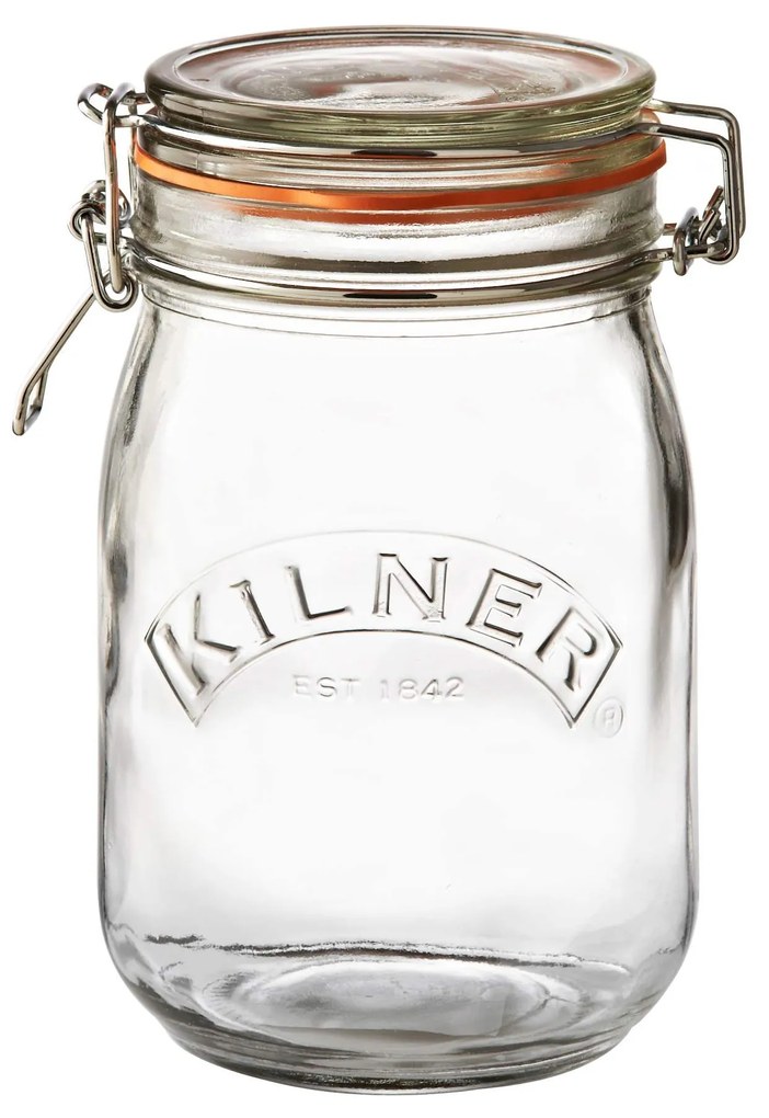 Kilner guľatý zavárací pohár s klipom 1000 ml