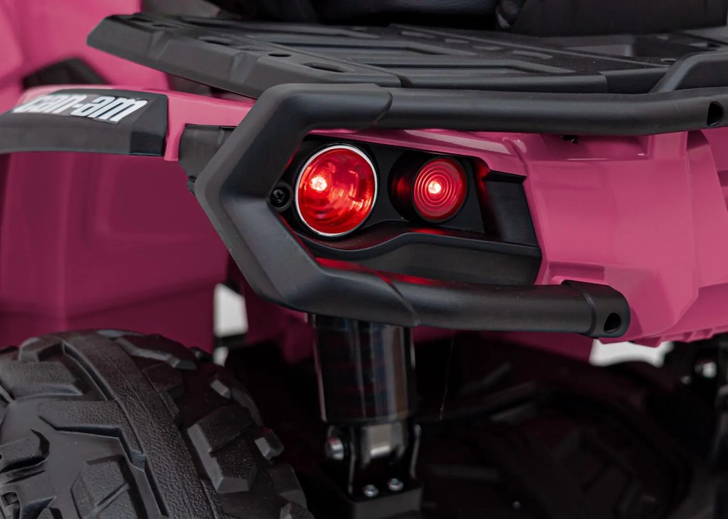 Ramiz Štvorkolka Can Am Outlander ATV ružová