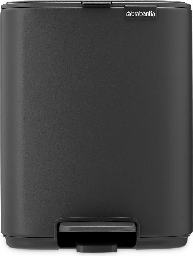 Tmavosivý pedálový oceľový odpadkový kôš 7 l Bo – Brabantia