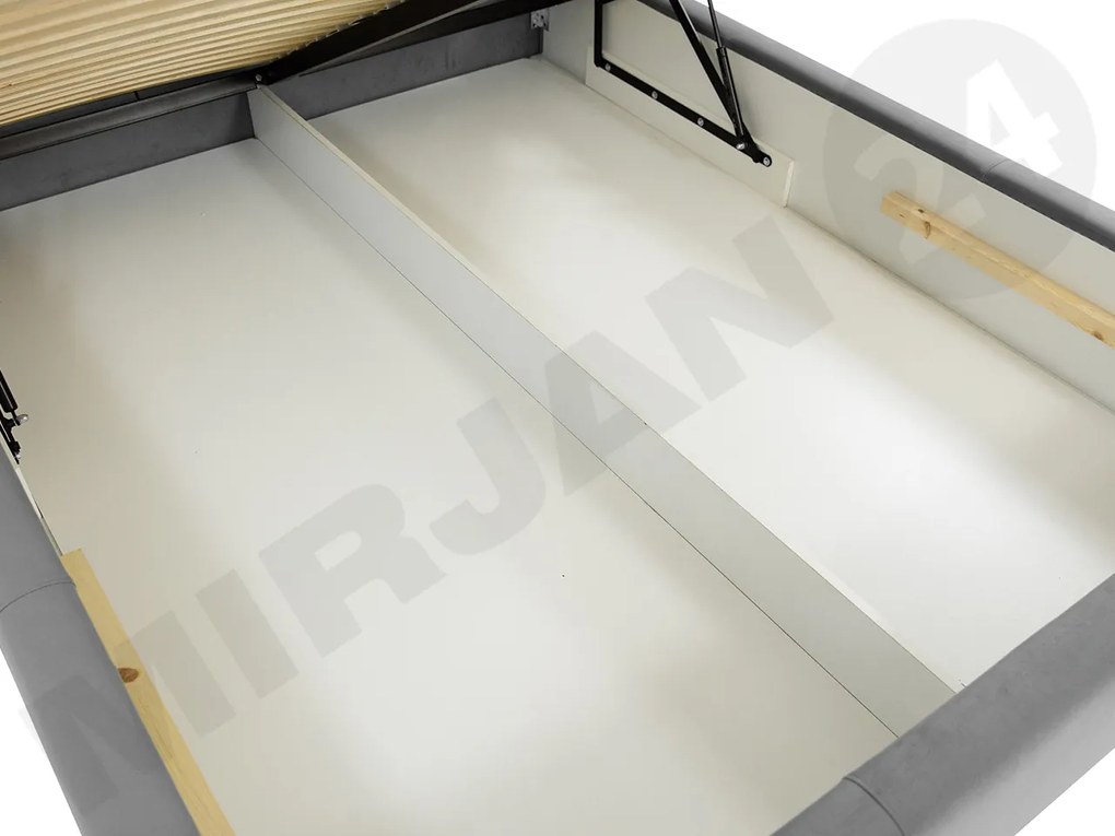 Posteľ Handley, Rozmer postele: 140x200, Dostupné poťahy: ekokoža Soft 017