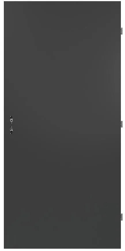 Interiérové vchodové dvere RT03 80P kovový antracit