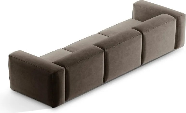 Hnedá pohovka 364 cm Bergamo – Cosmopolitan Design