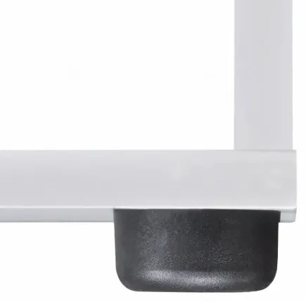 vidaXL Regál na knihy/policový regál v tvare schodov 142 cm, biely-