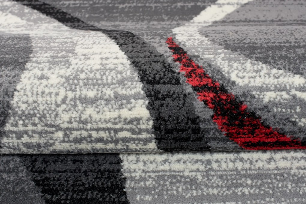 TA Koberec F844B SIVÁ LACNÁ PP CRM Rozmer: 100x150 cm